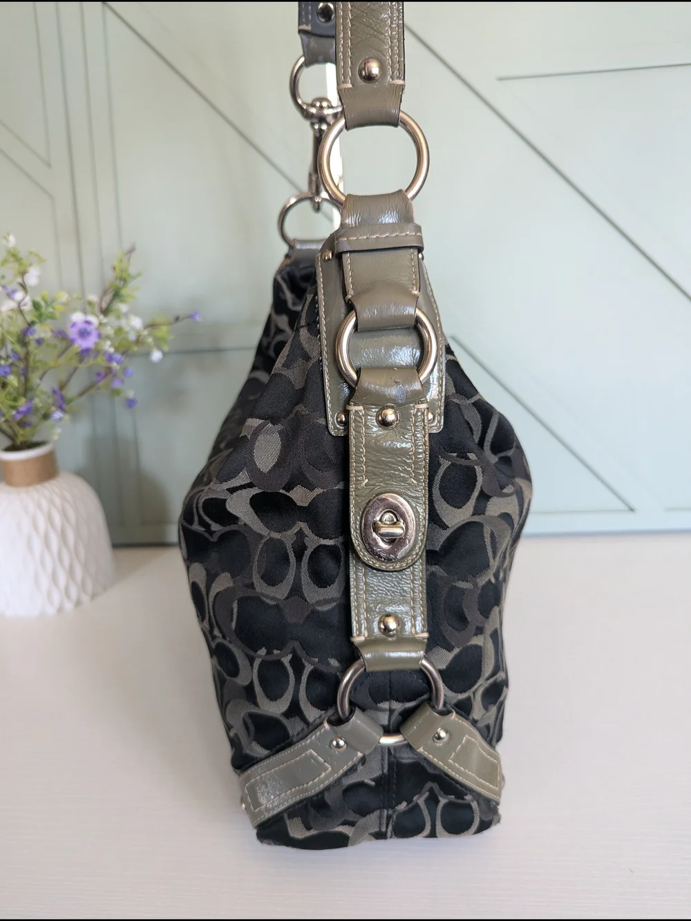 Vintage Coach Carly Hobo Bag